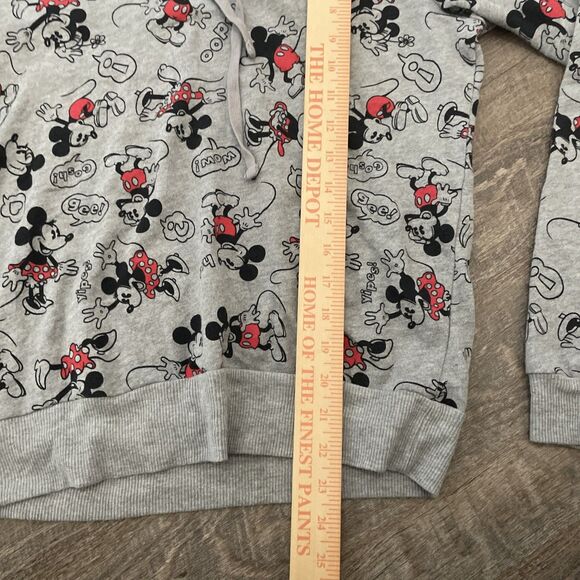 Disney All Over Print Mickey Mouse Pullover Sweatshirt Size Medium - Picture 4 of 7